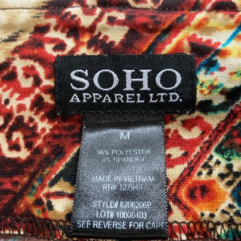 SOHO Apparel LTD Boho Palazzo Wide Leg Pants EXCELLENT CONDITION